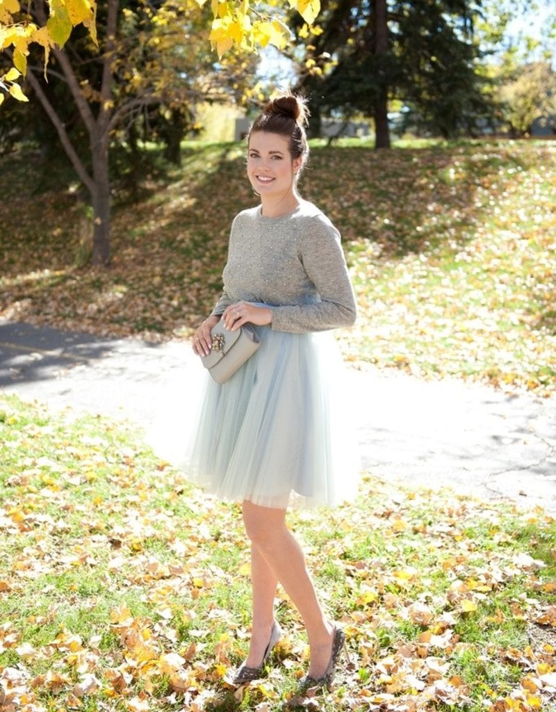 Space46 Tulle Skirt - Blue Grey