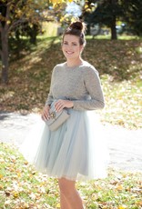 Space46 Tulle Skirt - Blue Grey