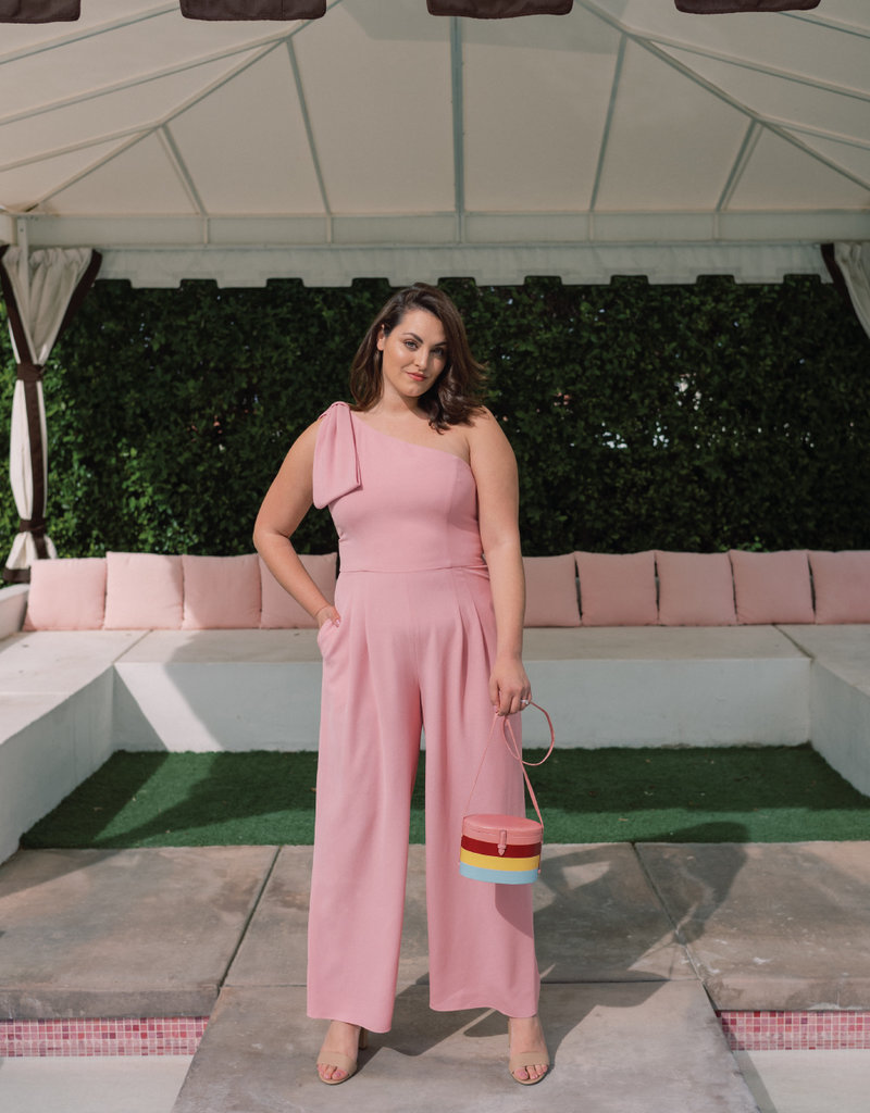gal meets glam pink jumpsuit
