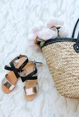 InWear Sabina Silver Metallic Leather Sandals (FINAL SALE)