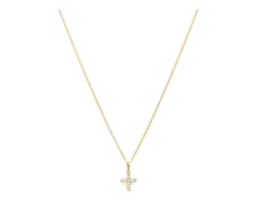 タイムレスな魅力【leah alexandra】CROSS NECKLACE★クロス Leah Alexandra Cross Necklace - Adorn Boutique
