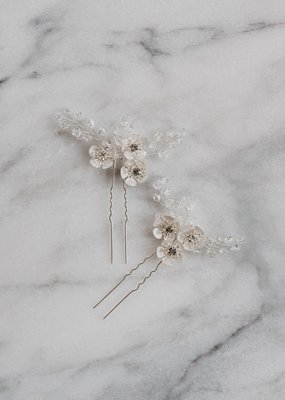 Luna & Stone Luna and Stone - Evie Silver Hair Pin