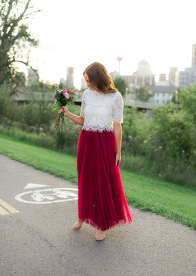 pleated maxi skirt canada