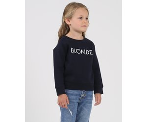 blonde sweatshirt