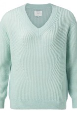 Yaya Pullover Soft Knit Sweater in Icy Blue