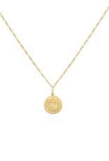 Melanie Auld Sagitarius Pendant with 18" Figaro Chain *Gold and Silver*