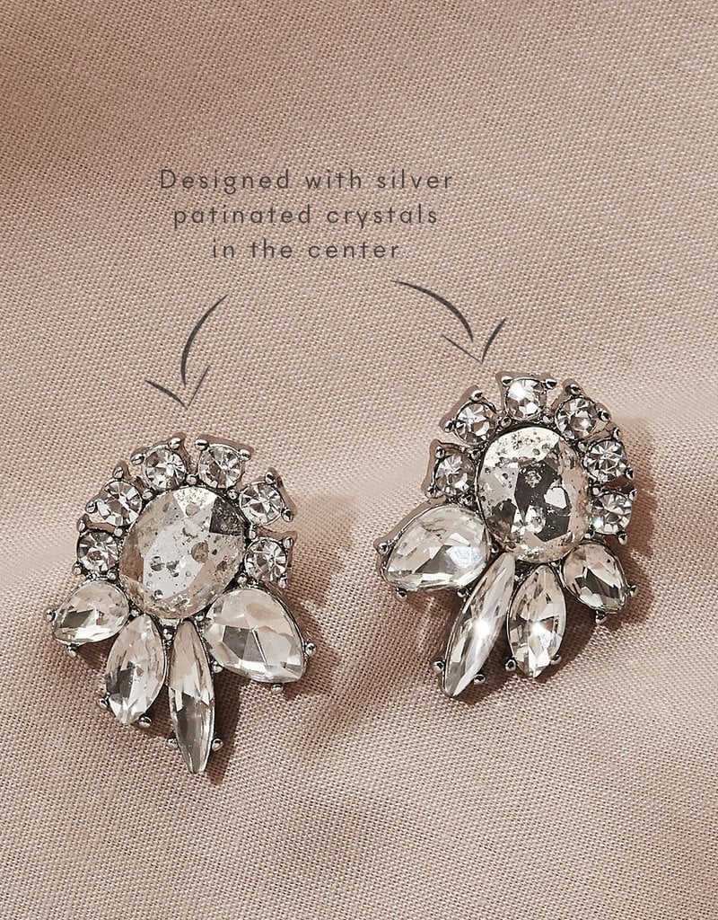 Olive & Piper Elysian Stud Earring in Silver