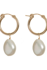 Lisbeth Degas Pearl Earring - Gold