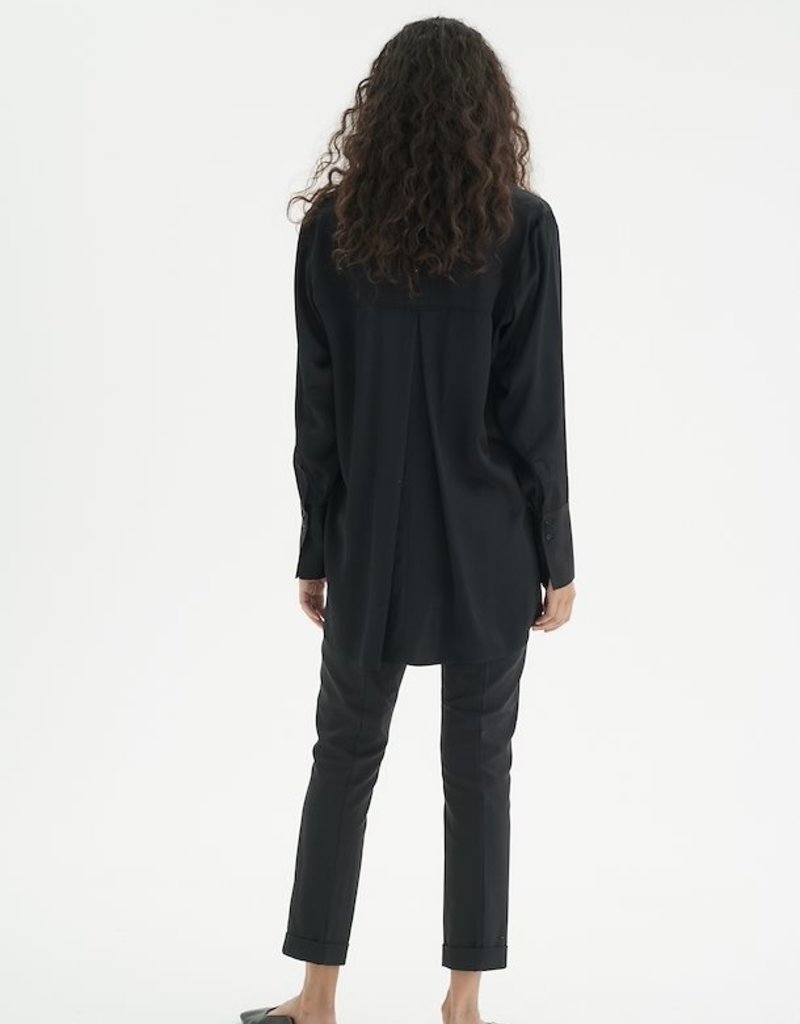 InWear Zella Turn-Up Black Pant (FINAL SALE)