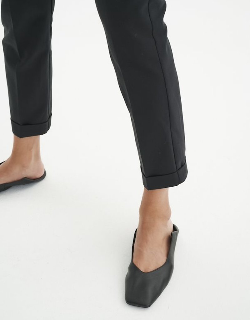 InWear Zella Turn-Up Black Pant (FINAL SALE)