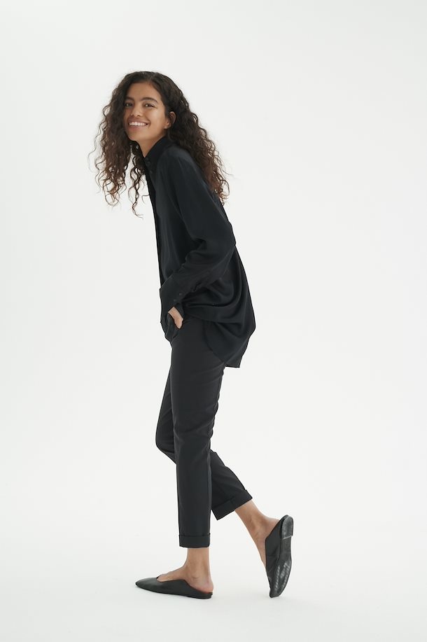Zella Turn-Up Black Pant Adorn Boutique