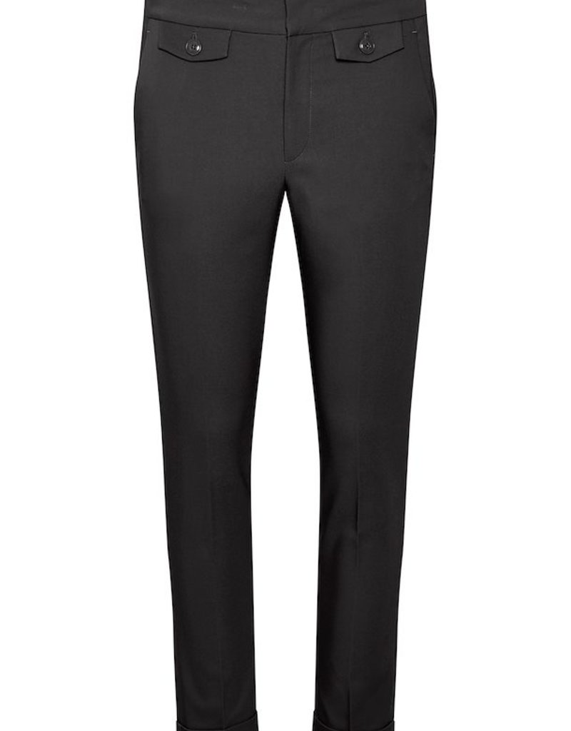 InWear Zella Turn-Up Black Pant (FINAL SALE)