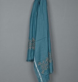 Indi and Cold Deja Embroidered Scarf