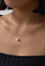 Leah Alexandra Baby Baroque Necklace - Pearl