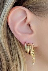 Sugar Blossom April Earrings - Gold