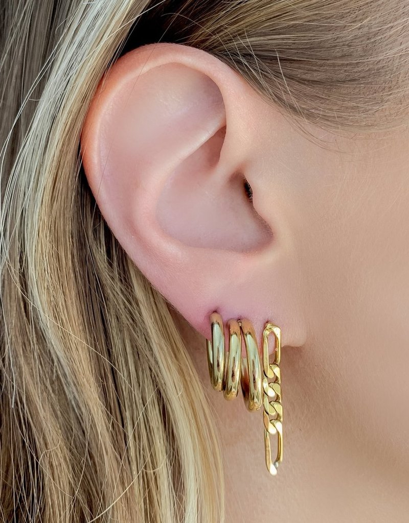 Sugar Blossom April Earrings - Gold