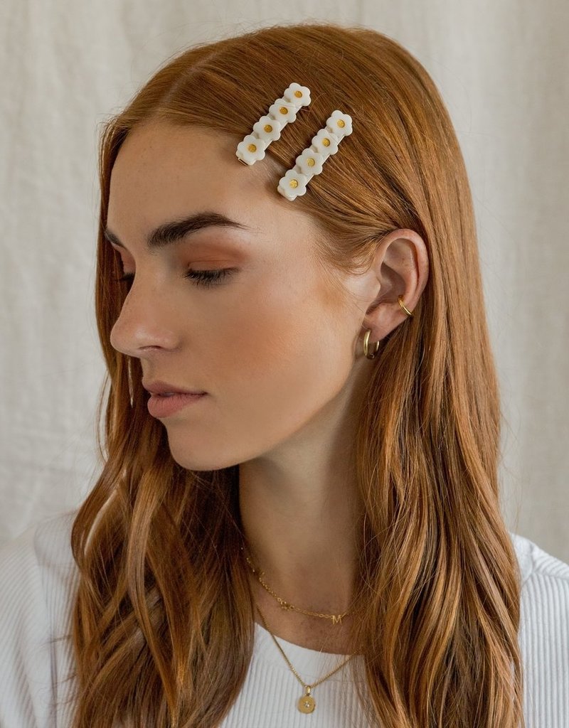 Sugar Blossom April Earrings - Gold