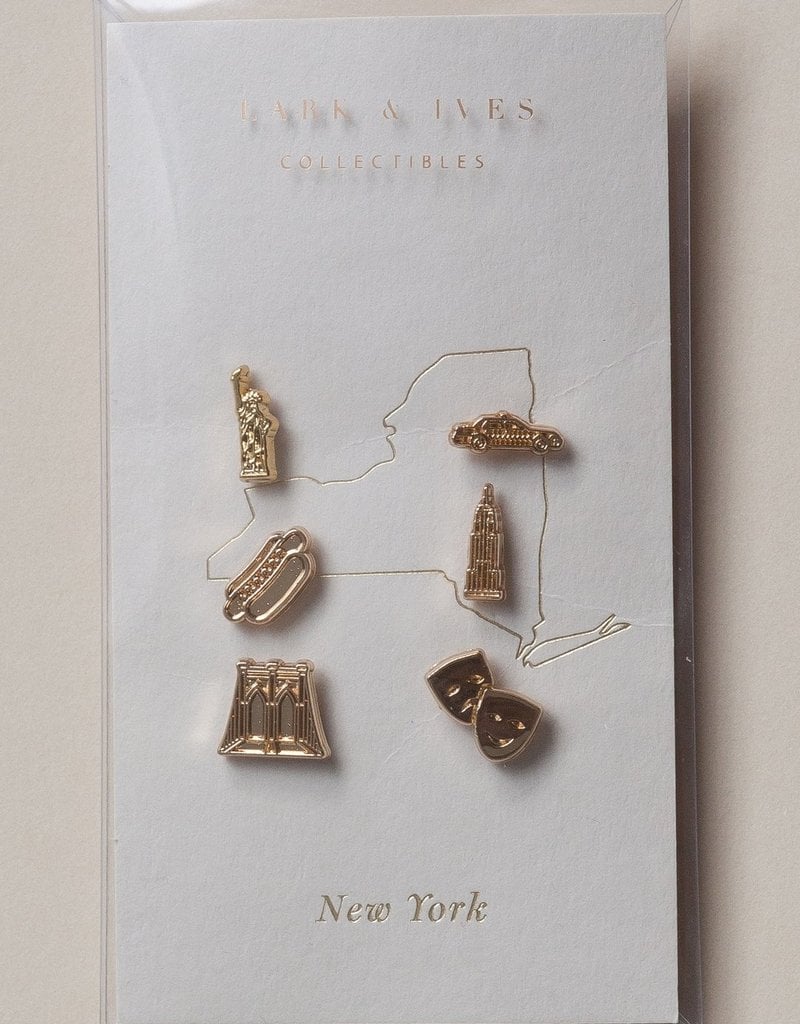 Lark and Ives Lark & Ives - Pin Set - New York