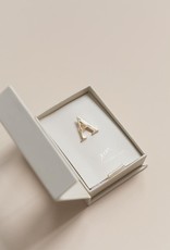 Lark and Ives Gold Monogram Pin