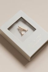 Lark and Ives Gold Monogram Pin