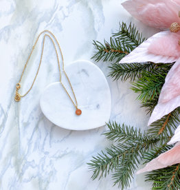 Sugar Blossom Georgie Medelion Letter Necklace