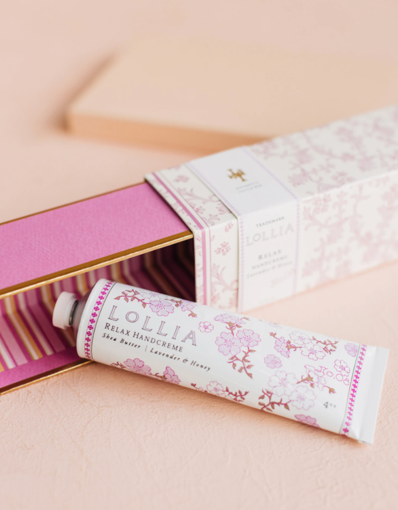 Lollia Relax Hand Cream - Lavender & Honey 4 oz