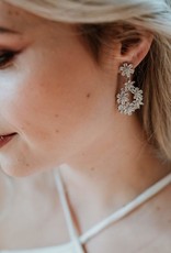 Luna & Stone Laurel Earrings - Silver