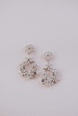 Luna & Stone Laurel Earrings - Silver