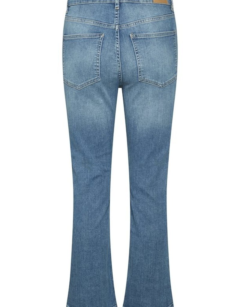 Part Two Ryan Highrise Crop Jean - Light Blue Wash (F