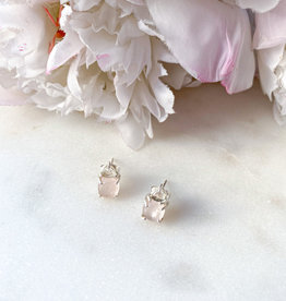 Adorn Collection Jewelry Lennon Rose Quartz Studs