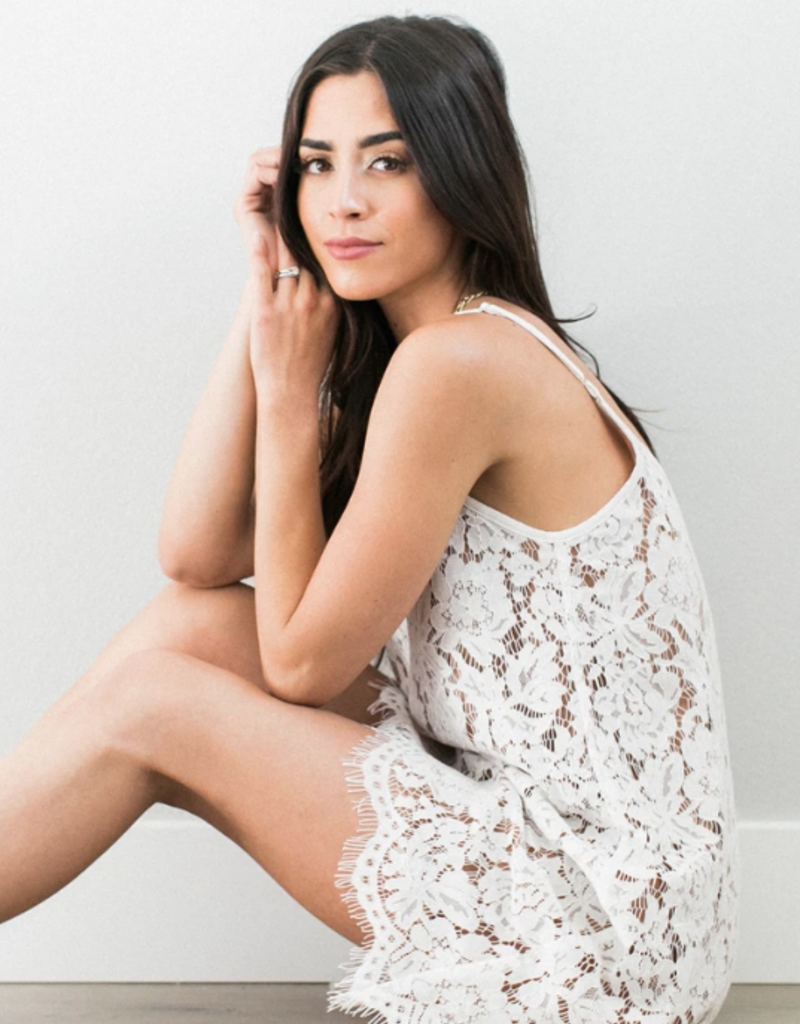 Space46 Gemma Lace Tank Dress