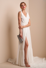 Soieblu Lila Maxi Wrap Dress - Ivory