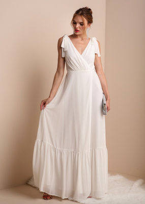 Lana Maxi Dress - Light Grey - Adorn Boutique