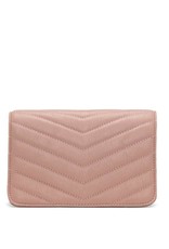 Colab Bella Quilted Crossbody - Dusty Pink