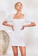 Lost in Lunar Greta Dress in White (FINAL SALE)