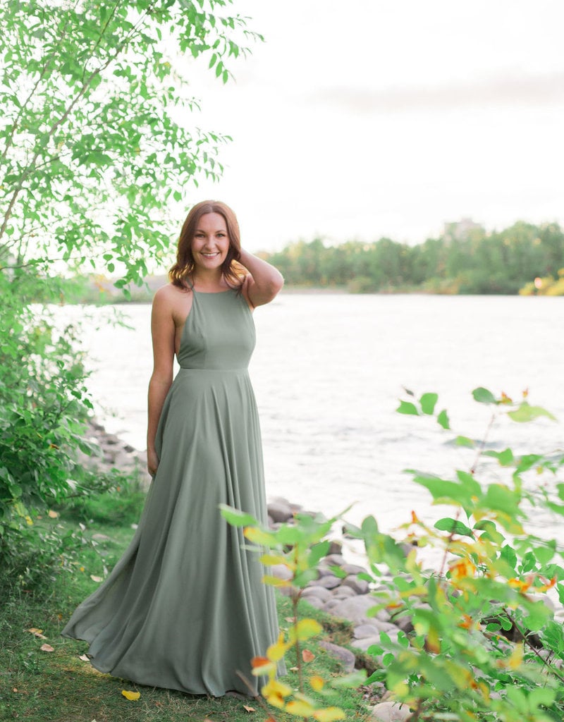 Space46 Payton Maxi Dress Sage Green