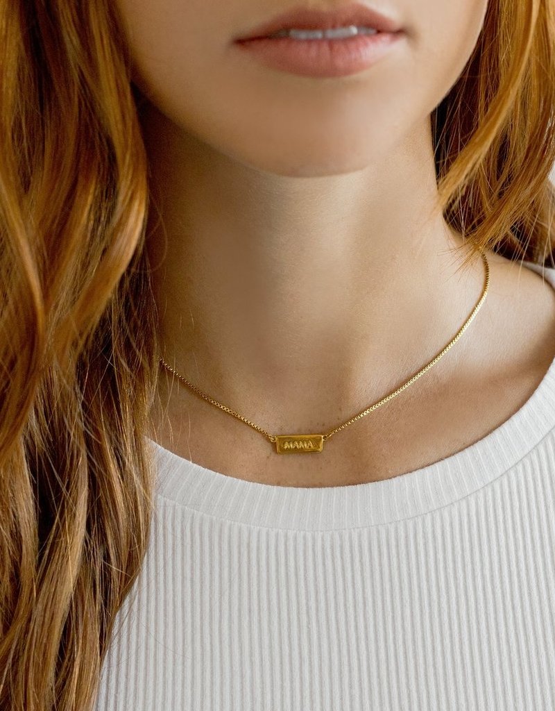 Sugar Blossom Mama Bar Necklace