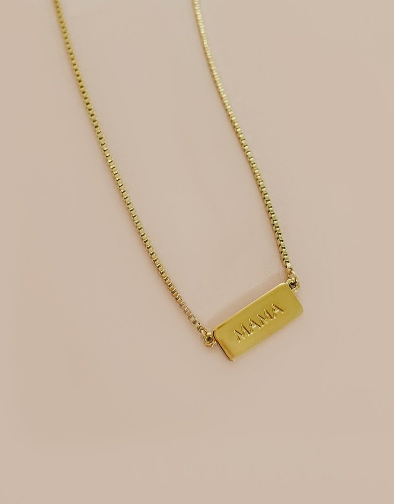 Sugar Blossom Mama Bar Necklace