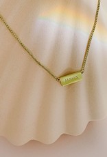 Sugar Blossom Mama Bar Necklace