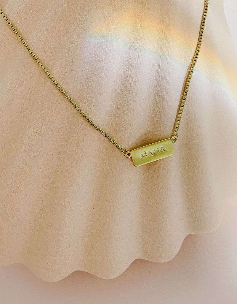 Sugar Blossom Mama Bar Necklace