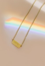 Sugar Blossom Mama Bar Necklace