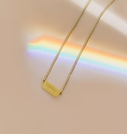 Sugar Blossom Mama Bar Necklace
