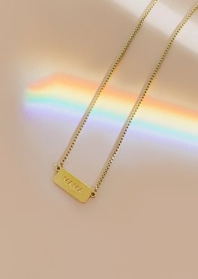 Sugar Blossom Mama Bar Necklace