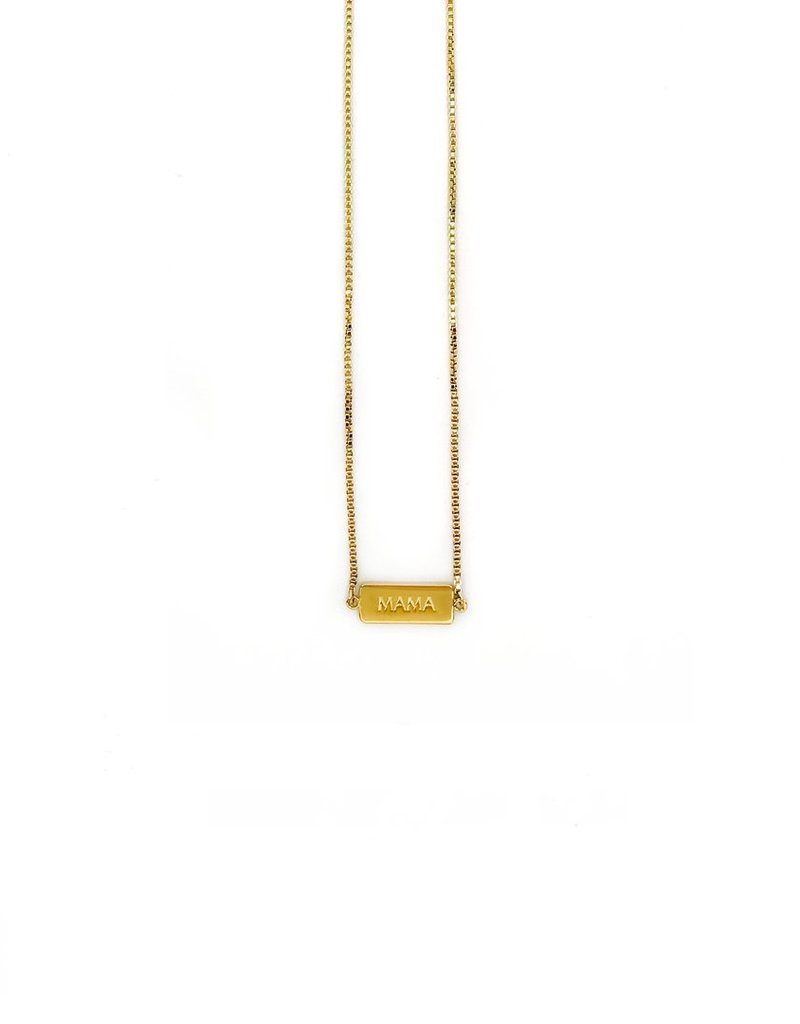 Sugar Blossom Mama Bar Necklace