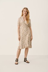Part Two Claire Dress in Peach Blossom Print
