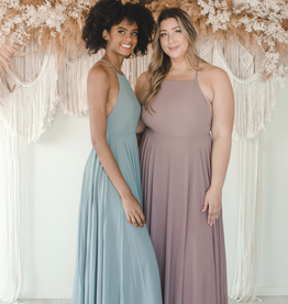 Space46 Payton Maxi Dress - Blue-Grey *Only Large Left* *Fits Small*