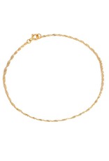 Leah Alexandra Singapore Chain Bracelet - 10k Gold