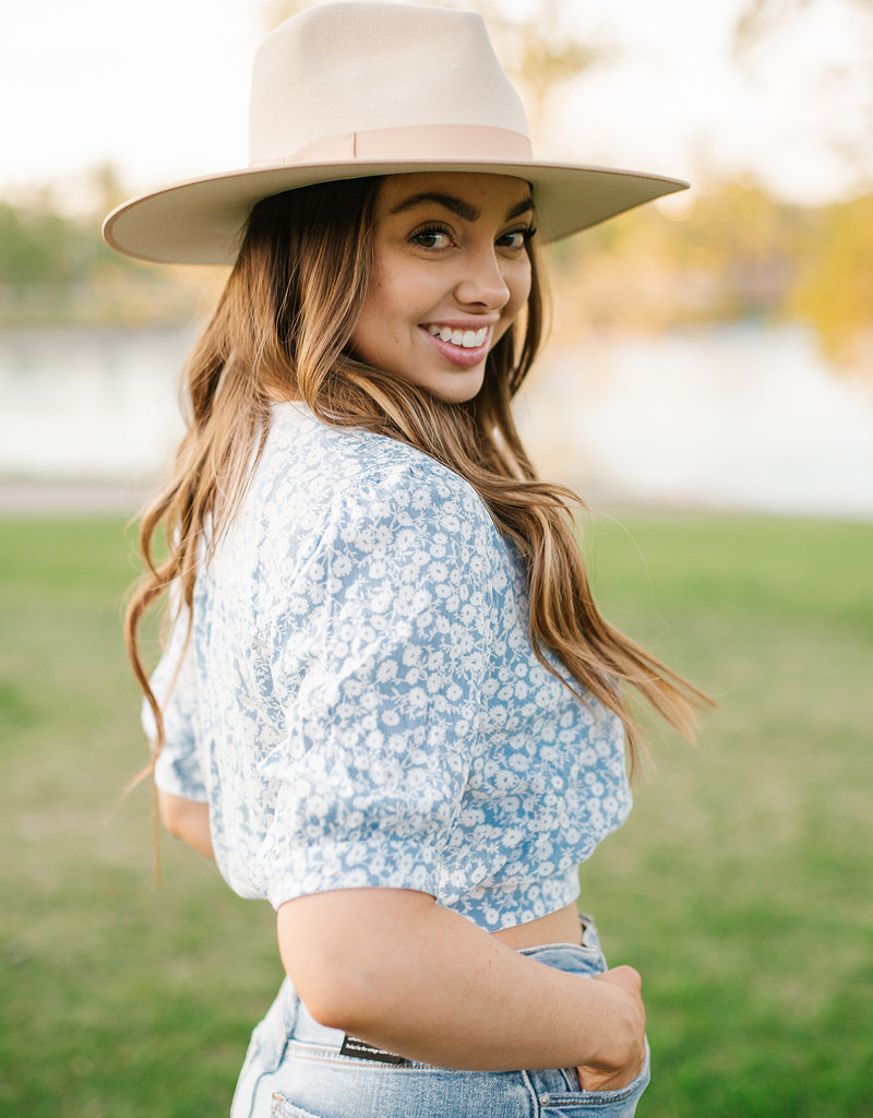 Lack of Color Lack of Color Ivory Rancher Fedora Hat (FINAL SALE)