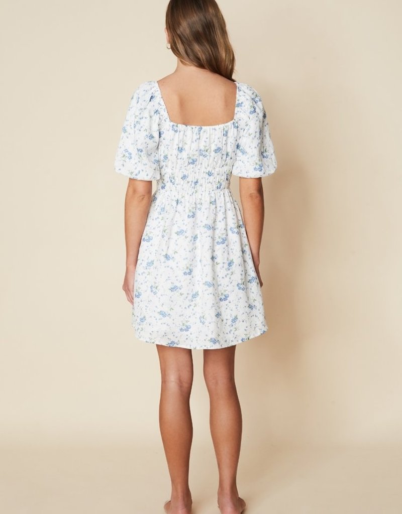 Faithfull Nikoleta Mini Dress - Astoria Floral Print
