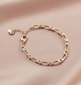 Olive & Piper Olive & Piper - Figaro Bracelet in Gold